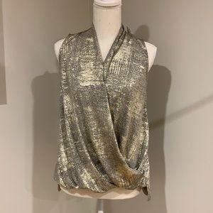 NWT Akemi Kin Maurie Twisted-Front Tank Top